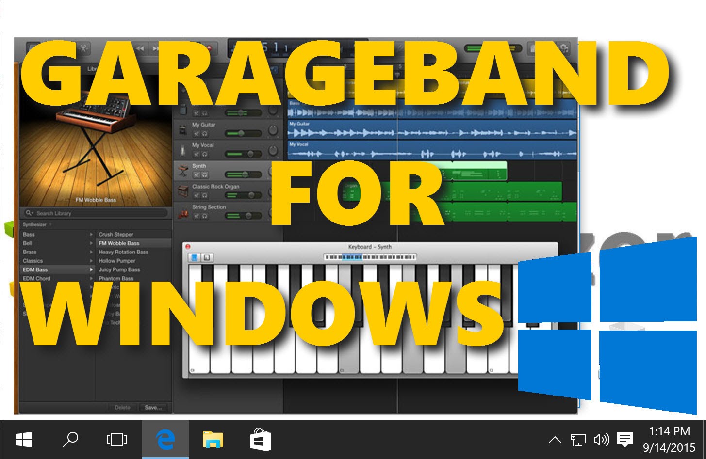 Here is the Best Method to Use Garrageband for Windows